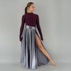 Szara spódnica do Paso Doble